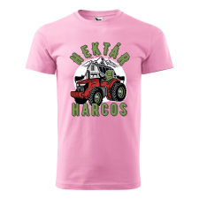 ZSONA DEKOR Póló Hektár harcos mintával - Rózsaszín S méretben egyedi ajándék