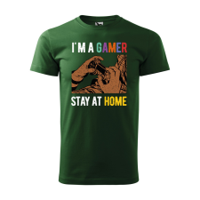 ZSONA DEKOR Póló I am a gamer mintával - Zöld XL méretben egyedi ajándék