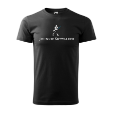 ZSONA DEKOR Póló Johnnie Skywalker mintával - Fekete M méretben egyedi ajándék