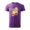 ZSONA DEKOR Póló Legénybúcsú folyamatban mintával - Lila XXXL méretben