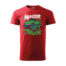 ZSONA DEKOR Póló Monster truck mintával - Piros XXL méretben egyedi ajándék