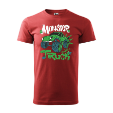 ZSONA DEKOR Póló Monster truck mintával - Terrakotta XL méretben egyedi ajándék