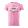 ZSONA DEKOR Póló Our lord and saviour coffee mintával - Rózsaszín XXXL méretben