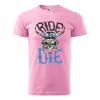 ZSONA DEKOR Póló Ride or die mintával - Rózsaszín M méretben