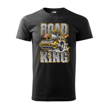 ZSONA DEKOR Póló Road king mintával - Fekete XXXL méretben egyedi ajándék