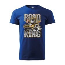 ZSONA DEKOR Póló Road king mintával - Kék S méretben egyedi ajándék