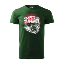 ZSONA DEKOR Póló Speed is what i need mintával - Zöld XXXL méretben egyedi ajándék