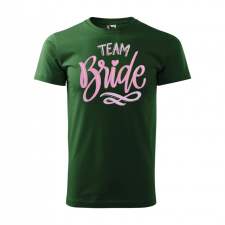 ZSONA DEKOR Póló Team bride mintával - Zöld XXXL méretben v2 egyedi ajándék