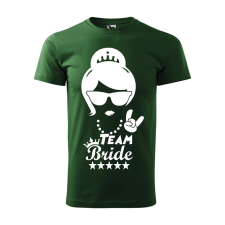 ZSONA DEKOR Póló Team bride mintával - Zöld XXXL méretben v3 egyedi ajándék