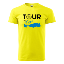 ZSONA DEKOR Póló Tour de Tisza mintával - Sárga XXXL méretben egyedi ajándék