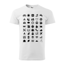 ZSONA DEKOR Póló Traveller mintával - Fehér S méretben egyedi ajándék