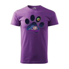 ZSONA DEKOR Póló Űrkutya mintával - Lila XXXL méretben egyedi ajándék