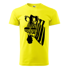 ZSONA DEKOR Póló Zebra mintával - Sárga XXL méretben egyedi ajándék