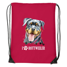 ZSONA DEKOR Rotweiler - Sport táska piros
