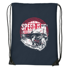 ZSONA DEKOR Speed is what i need - Sport táska navy kék