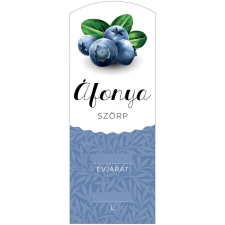 ZSONA DEKOR Szörp cimke Áfonya hosszú 5 db/csomag információs címke