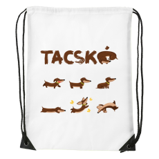 ZSONA DEKOR Tacskó - Sport táska fehér v2