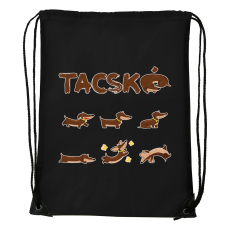 ZSONA DEKOR Tacskó - Sport táska fekete v2