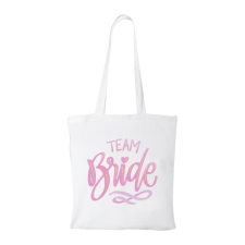 ZSONA DEKOR Team bride pink - Bevásárló táska fehér kézitáska és bőrönd