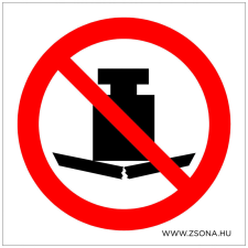 ZSONA DEKOR Túlterhelni tilos! Öntapadós matrica 100x100 mm információs címke