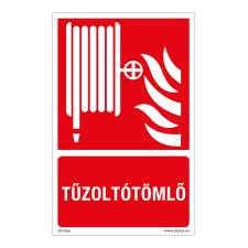 ZSONA DEKOR Tűzoltó tömlő Alumínium tábla 100x160 mm információs címke