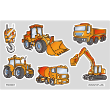 ZSONA DEKOR Vasalható jármű matrica csomag V3 ajándéktárgy