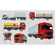 ZSONA DEKOR Vasalható jármű matrica csomag V5 ajándéktárgy