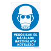 ZSONA DEKOR Védősisak és gázálarc használata kötelező! Műanyag tábla 320x500 mm