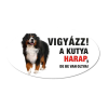 ZSONA DEKOR Vigyázz a kutya harap tábla műanyagból BERNI PÁSZTOR