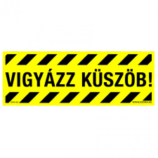 ZSONA DEKOR Vigyázz, küszöb! matrica csomag 140x50 mm 4db/csomag információs címke