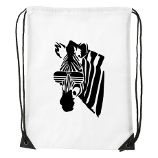 ZSONA DEKOR Zebra - Sport táska fehér