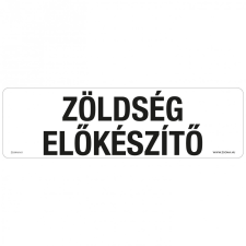 ZSONA DEKOR Zöldség előkészítő Műanyag tábla 250x80 mm információs címke