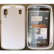 ZTE U960 Skate, Szilikon tok, S-Case, fehér tok és táska
