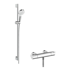  Zuhany csaptelep Hansgrohe Crometta zuhanyszettel együtt 150 mm fehér / króm 27813400 csaptelep