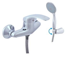 Zuhany csaptelep RAV SLEZÁK MISSISSIPPI zuhanyszettel együtt 150 mm króm MS080.52 csaptelep