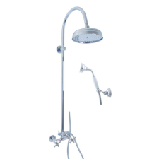  Zuhany csaptelep RAV SLEZÁK MORAVA zuhanyszettel együtt 100 mm króm MK381.03 csaptelep
