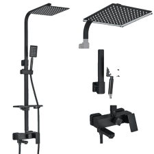  Zuhany csaptelepkészlet, falra szerelt, esővíz -kád, 3-út 12 hüvelyk e csaptelep