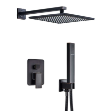  Zuhanycsap szett, Blackswan, M73.37 típus, antik fekete modell, 30 cm fürdőkellék