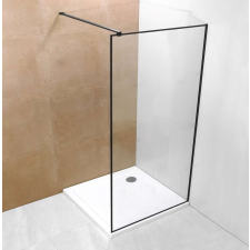 Zuhanyfal fekete szegélyű 120x190 A-20P-3 kád, zuhanykabin