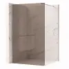  Zuhanyfal Rea Flexi Brown / Chrome 140