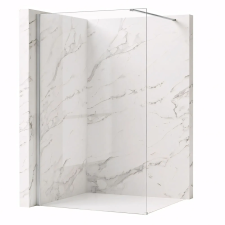  Zuhanyfal Rea Flexi Transparent / Chrome 80 kád, zuhanykabin