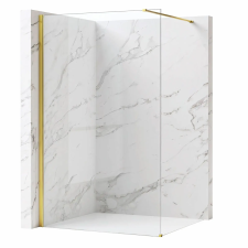  Zuhanyfal Rea Flexi Transparent / Gold 110 kád, zuhanykabin