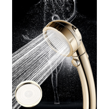  Zuhanyfej, zuhanyrózsa 3 üzemmóddal Arany színű csaptelep