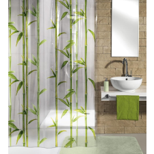  Zuhanyfüggöny Kleine Wolke Bamboo mocsárzöld 5249625305 fürdőszoba kiegészítő