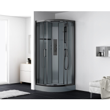  Zuhanykabin negyedkör 90x90 cm SAT SATBOXS90CT kád, zuhanykabin