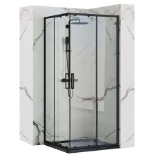  Zuhanykabin Rea Punto black 90x90 kád, zuhanykabin