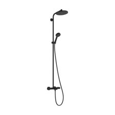 Zuhanyrendszer Hansgrohe Activera S kádi termosztáttal matt fekete 28871670 csaptelep