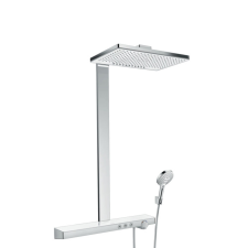 Zuhanyrendszer Hansgrohe Rainmaker Select termosztatikus csapteleppel fehér / króm 27109400 csaptelep