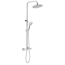 Zuhanyrendszer Novaservis Titania Pure termosztatikus csapteleppel króm SET032/TER,0 csaptelep