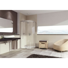  Zuhanysarok negyedkör 100x100 cm Huppe Aura elegance 402403.092.322 kád, zuhanykabin